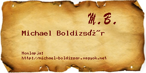 Michael Boldizsár névjegykártya